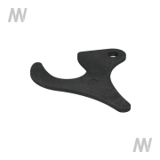 Spacerplatte t=5mm schwarz - More 1