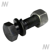 Schraube mit Mutter und Federring - 7/16 x 35 mm - 12.9 - More 1