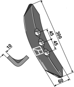Schar 300 mm, für Köckerling Allrounder - More 1