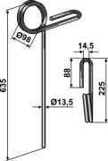 Striegelzinken, für Köckerling - More 1