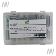 Sortimentskasten Zug-und Druckfedern (200-teilig) - More 1