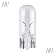 Glass base lamp, W5W, 12,V W2.1x9.5d, VE10 - More 1