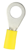 Quetschverbinder Ringform teilisoliert gelb 8,4mm f. 4,0-6,0mm² (50 Stück) - More 1