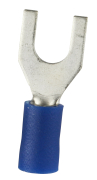 Quetschverbinder U-Form teilisoliert blau 5,3mm f. 1,5-2,5mm² (100 Stück) - More 1