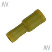 Rundsteckerhülse isoliert Gelb 4,0 - 6,0 (mm²) VE: 50 St. - More 1