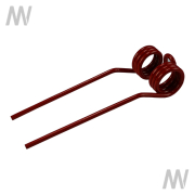 Pick-up tines - red, 180 x 58 x 5 mm, for Mengele - More 1