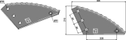 Futtermischwagen Messer, 400 x 210 x 5 mm, für Strautmann - More 1