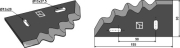 Futtermischwagen Messer rechts, 195 x 90 x 5 mm, für Himel, Peecon - More 1