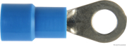 Quetschverbinder Ringform teilisoliert blau 4,3mm f. 1,5-2,5mm² (100 Stück) - More 1