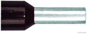 Cable end sleeve, black, 6.0 mm² (100 pieces) - More 1