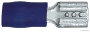 Blade receptacle, partially insulated, blue, 4.8 mm, for 1.5-2.5 mm² (100 pieces) - More 1