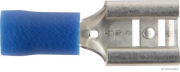 Blade receptable, partially insulated, blue, 8.0 mm (50 pieces) - More 1