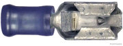 Flachsteckhülse AMP Positiv Lock blau 6,3mm (100 Stück) - More 1
