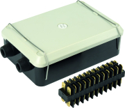 Cable junction box, 24-pole, plastic with plastic cover - More 1