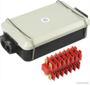 Cable connector box, plastic, 8-pole, 32 terminals - More 1