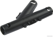 Connector/distributor piece for corrugated pipe, black (10 pieces) - More 1