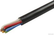 Schlauchleitung PVC schwarz 7adrig H05VV-F 7x0,75mm² (50m) - More 1