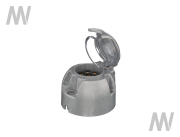 Steckdose Aluminium mit Flachstecker Anschlüssen - More 1