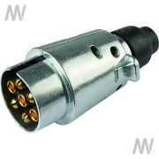 Stecker 7-polig  Aluminium - More 1