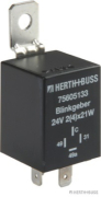 Flasher unit, 24V/2/4x21W, 4-pole - More 1