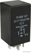 Flasher unit, 12V/Rated power 2+1+1/8x21W - More 1