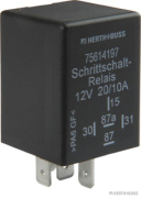 Stepping relay, 12V/20A, 5-pole - More 1
