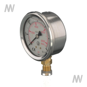 Manometer 600 bar Ø63mm - 1/4" - More 1