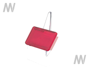 Rückstrahler Rot selbstklebend - More 1