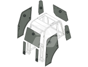 Türscheibe links - More 1