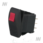 SWITCH ASSY-DPCO RED WITH LOCK - More 1