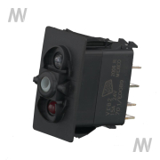 Schalter 3 Positionen 24V LED - More 1