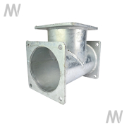 T-piece 90° 6" flange MZ - More 1
