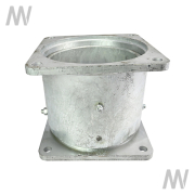 MZ swivel joint 8", quadr. flange - More 1