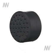 Kranzellpuffer D125x63 Schwarz - More 1