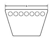 Keilriemen AVX 13 X 725 - More 1