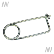 Sicherungsstecker verzinkt, 5 x 105 x 65 mm - More 1