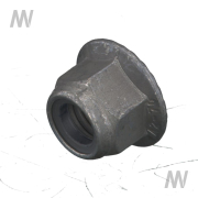 Flanged nut M12/A2 nyloc (molycoat) - More 1