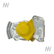 WABCO Kupplungskopf Gelb M22x1,5 für Zugmaschinen mit Ventil - More 1