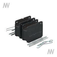 Bremsbelagsatz hinten 60mm
