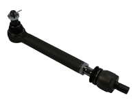 Straight tie rod with axial joint