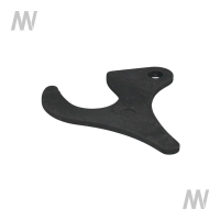 Spacerplatte t=5mm schwarz