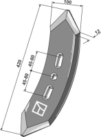 Vorschar - Altes Modell, für Köckerling, Landsberg, Vogel u. Noot, Bottmersdorf, Pöttinger, Huard, Kuhn