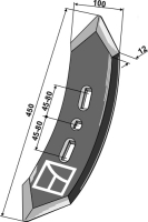 Vorschar - Neues Modell, für Köckerling Quadro-Triomix