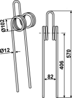 Harrow tines