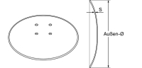 BBG-Scheibe Ø460 mm