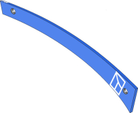 Mouldboard strip SRP236O2 - right