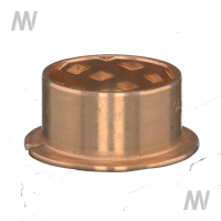 Bronze-Gleitlager mit Bund 28x25x15 mm