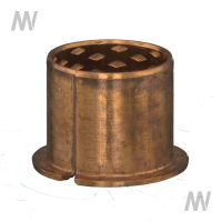 Bronze-Gleitlager mit Bund 28x25x25 mm