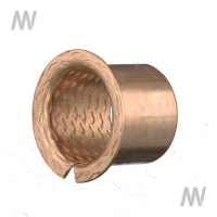 Bronze-Gleitlager mit Bund 39x35x35 mm