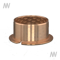 Bronze-Gleitlager mit Bund 44x40x25 mm